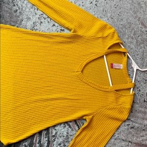 Yellow Long Sleeve Shirt